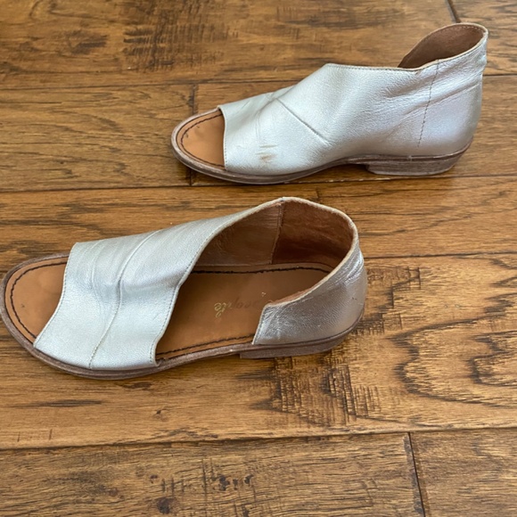 free people Mont Blanc Silver Cutout Sandals, Size EU 36/US 6 - Picture 6 of 11